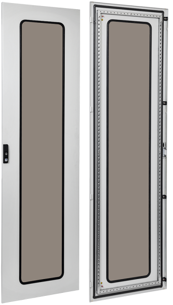 Дверь металлическая со стеклом 2000х600мм FORMAT IEK