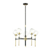 Люстра G9 5*40W STONO черный/золотой/прозрачный ODEON LIGHT