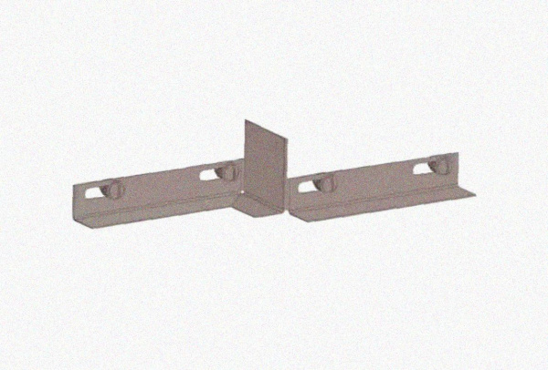 Соединитель-переходник замковый ПУгЛЗ 300х65 УТ1,5 (левый), горячее цинкование, S1,5