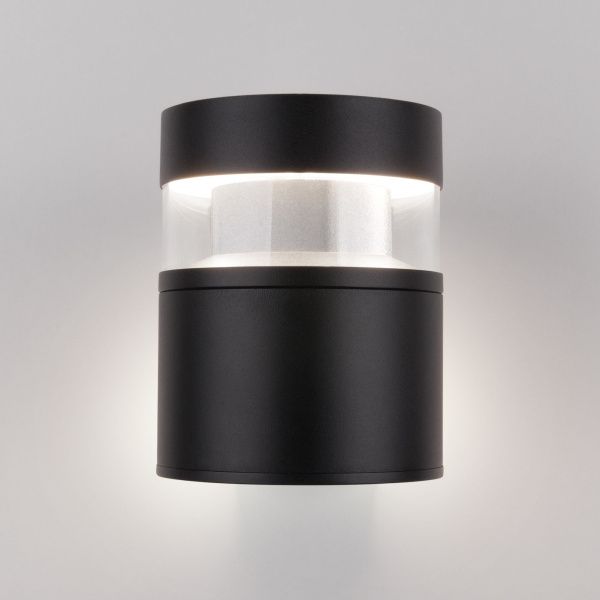 Уличный настенный светодиодный светильник 12Вт 4000К черный IP54 (a052244) Elektrostandard