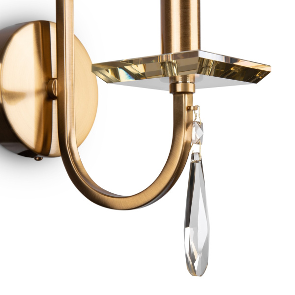 Настенный светильник (бра) 1*E14 40Вт Латунь IP20 Forte FR1006WL-01G Freya