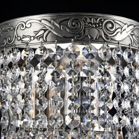 Бра 1*E27 60Вт Никель Антик IP20 Palace DIA890-WL-01-N Maytoni