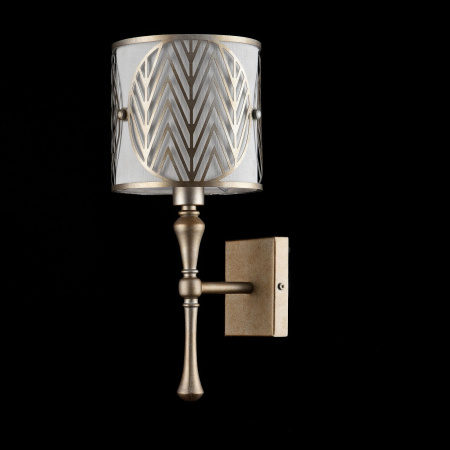 Бра 1*E14 40Вт Золото Антик IP20 Leaf H425-WL-01-G Maytoni