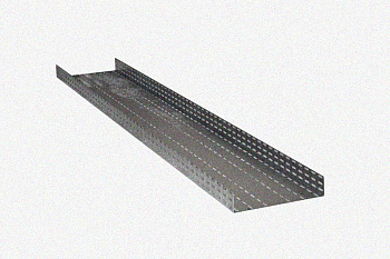 Лоток глухой ЛМГ 400х50х2000 УХЛ1, оцинкованный лист, S1,0