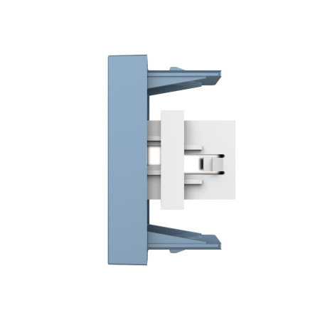 Розетка HDMI 2.0, цвет синий (механизм) Livolo