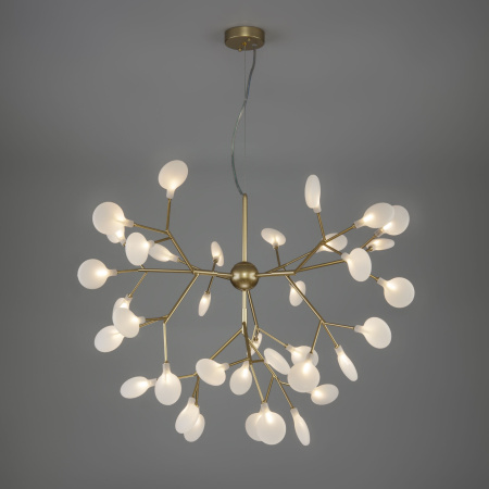 Умный подвесной светильник 36*G4 3Вт перламутровое золото IP20 Foglia (342 золото / белый) Bogate's