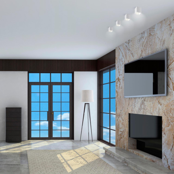 Св-к накл.IP20 LED 4000K 10W 200-260V RECTE белый NOVOTECH