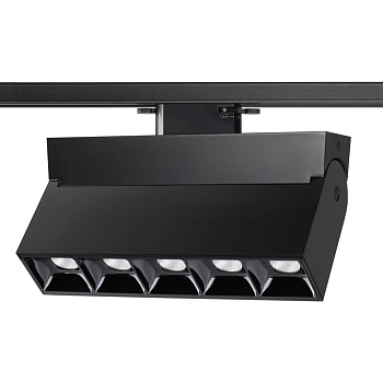Св-к трековый однофазный IP33 LED 4000К 25W 110-265V EOS черный NOVOTECH