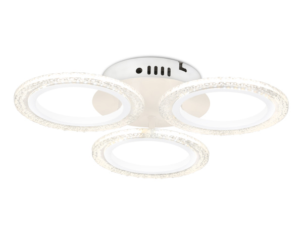 Потолочный светодиодный светильник с пультом FA4050/3 WH белый 4200K/3000/6400K 30W D490*65 (ПДУ ИК) Ambrella Light