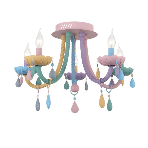 Люстра потолочная Разноцветный E14 5*40Вт SL1700.782.05 ST LUCE