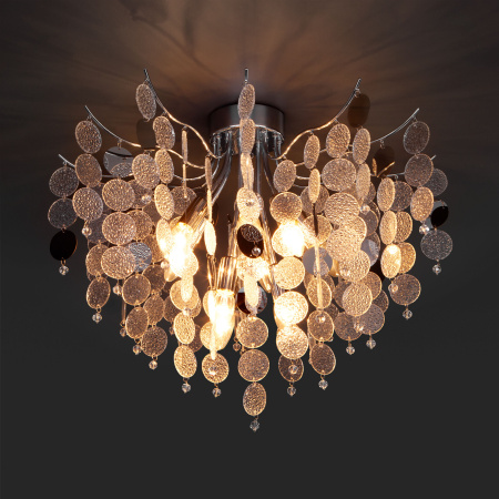 Умный потолочный светильник 9*E14 60Вт хром IP20 Bolla (334/9 хром) Bogate's