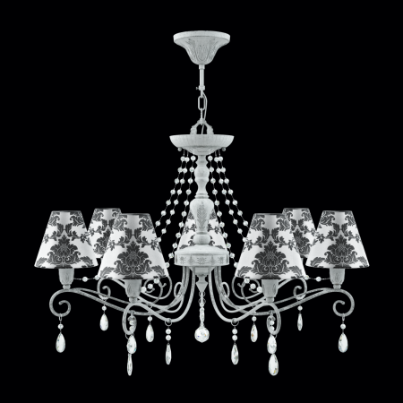 Люстра 7*E14 40Вт Серый IP20 Provence 15 E4-07-G-LMP-O-2-CRL-E4-07-TR-UP Maytoni