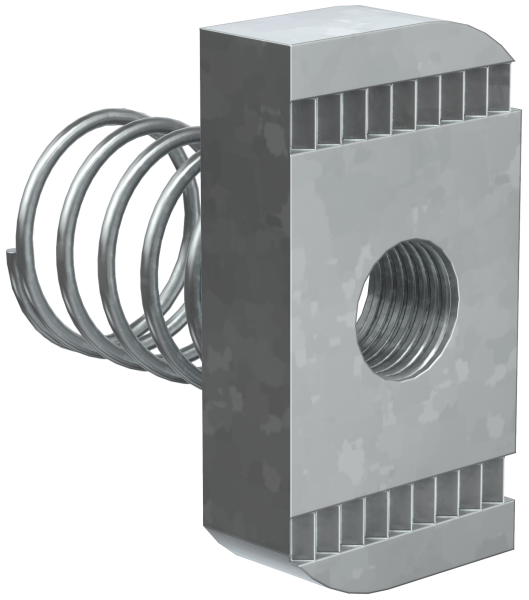 Гайка канальная с пружиной М10х40 IEK