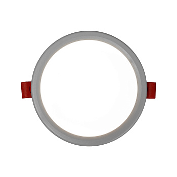 LP-02 Светодиодная панель встраиваемая с регулировкой под посадочное отверстие, 6Вт, 230В/50Гц, 500лм, 4500К, Ø100х24мм, круглая, драйвер на корпусе O