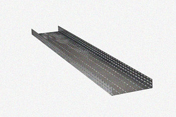 Лоток глухой ЛМГ 400х50х2000 У3, окрашенный, S1,5