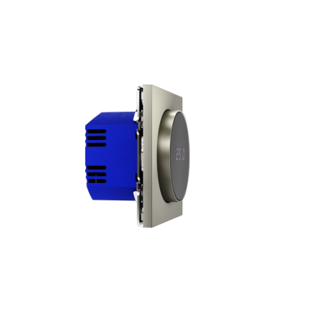 Терморегулятор электронный Voltum S70 с индикацией и датчиком, для теплого пола, (шелк)