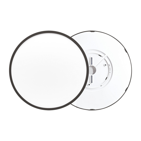 18-134 Светильник светодиодный, накладной, SPIN, 28Вт, 230В/50Гц, 2800лм, 6500К, IP40, ø300х25, круг, черный, монтажная платформа в комплекте Apeyron