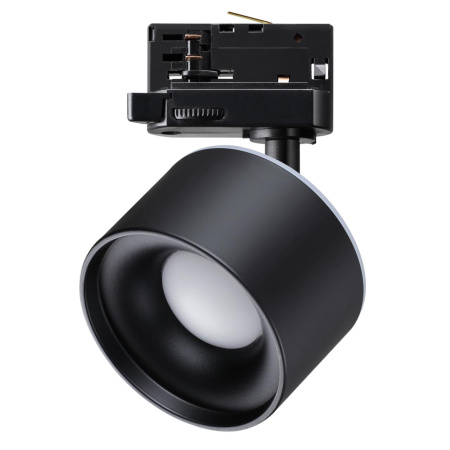 Трехф.трек.св-к с перекл.цв.темп.IP20 LED 3000К/4000К/6000К 12W вниз+3W вверх черн GIRO NOVOTECH