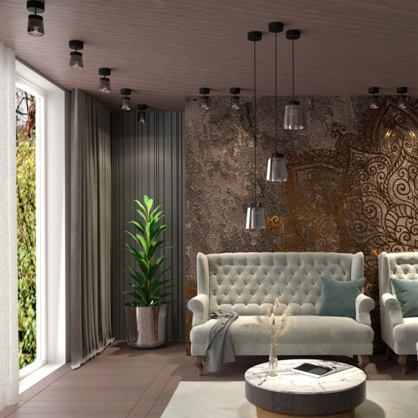 Св-к накл.св/д IP20 LED 4000K 20W 175-245V корпус черный/плафон дымчатый ARTIK NOVOTECH