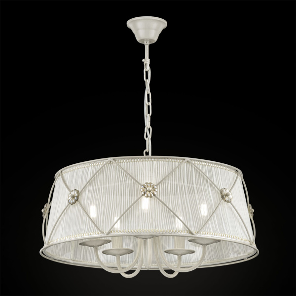 Люстра 5*E14 40Вт Жемчужный белый IP20 Lea ARM369-05-G Maytoni