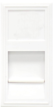 Donel Розетка DEC RJ45 UTP кат.5e, 1мод., бел. (22.5х45мм)