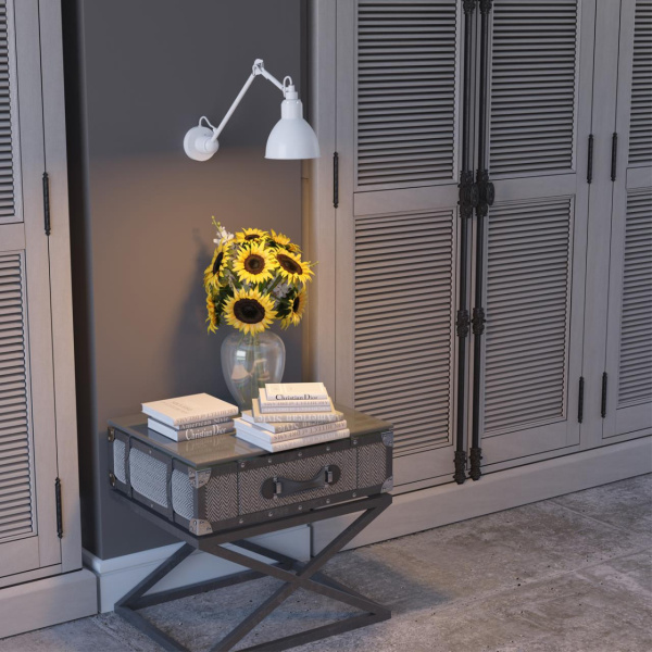 Бра на кронштейне Е14 1*40W ARTA белый B ODEON LIGHT