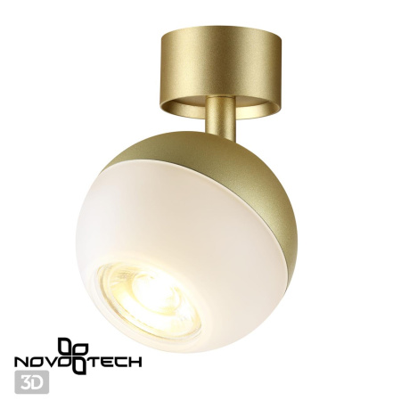 Св-к накл.IP20 GU10 9W 220V GARN матовое золото NOVOTECH