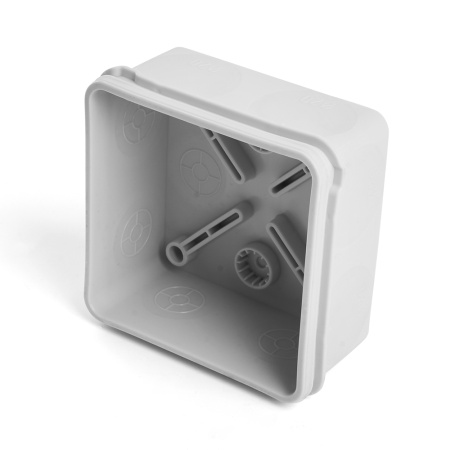 Коробка разветвительная 2х компонентная HF EBX40-48-67, 80*80*40мм, 8 вводов, IP67, серая (GE42435) STEKKER