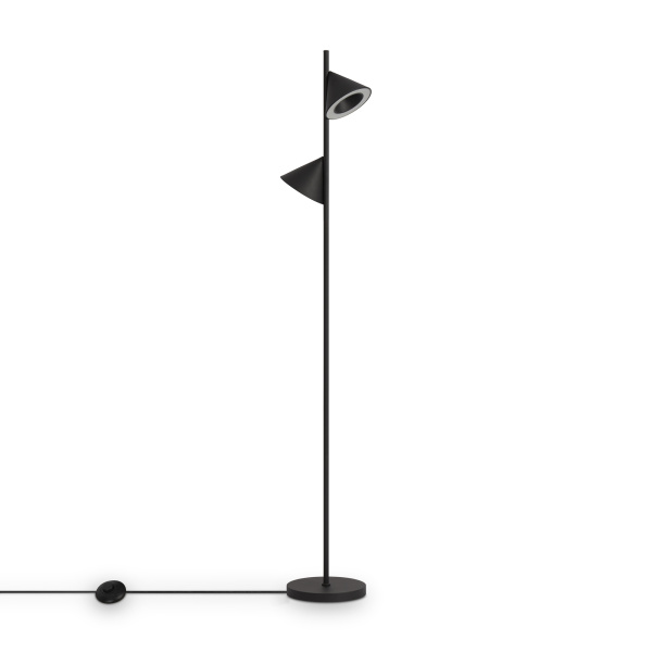 Напольный светильник (торшер) LED 14Вт Черный IP20 Etro FR6141FL-L14B Freya