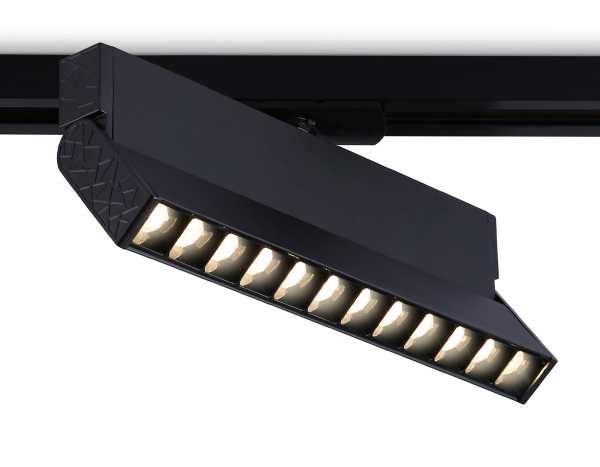 Светильник светодиодный трековый GL6817 BK черный LED 12W 3000K 24° 230*22*87 Ambrella Light