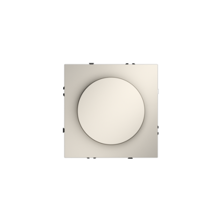 Светорегулятор встраиваемый Voltum S70 поворотно-нажимной 600 Вт, (кашемир)