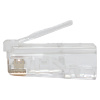 Коннектор RJ-45 TERACOM PRO неэкранированный 8P8C 30мкд Cat,5E универсальный (упак,10шт) EKF