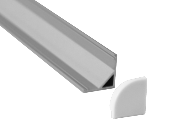 Donel Угловой алюминиевый профиль, 16х16х2000. Цвет: Анодированное серебро Серия:DN8ALE