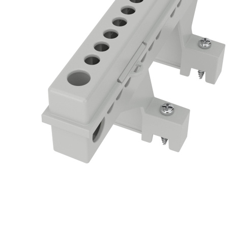 Клеммный блок (2х8 мод. + суппорты) в комплекте с крепежом DKC
