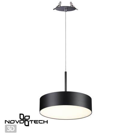 Св-к встр.св/д,длина провода 2м IP20 LED 30W 4000K 2600Лм 100-265V черный PROMETA NOVOTECH