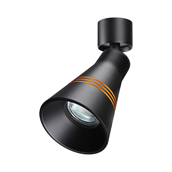 Св-к накл.IP20 GU10 9W 220V SOBIT черный NOVOTECH