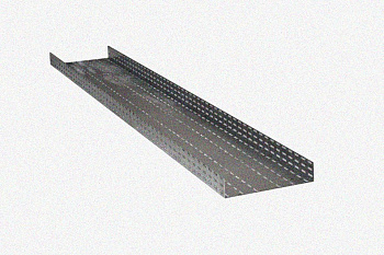 Лоток глухой ЛМГ 400х100х3000 УХЛ1, оцинкованный лист, S1,0