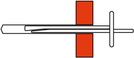 Анкер-клин потолочный 6x35 DKC