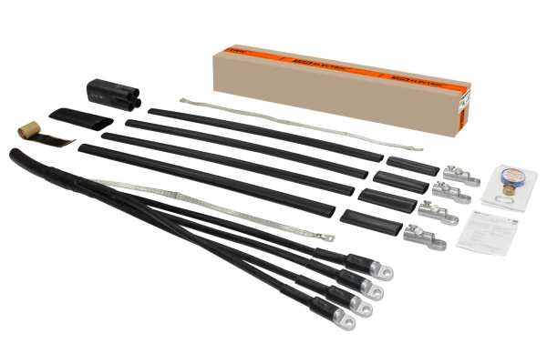 Муфта кабельная термоусаживаемая концевая, внутренней и наружной установки, 70-120 кв.мм, 1кВ, ПВХ/С