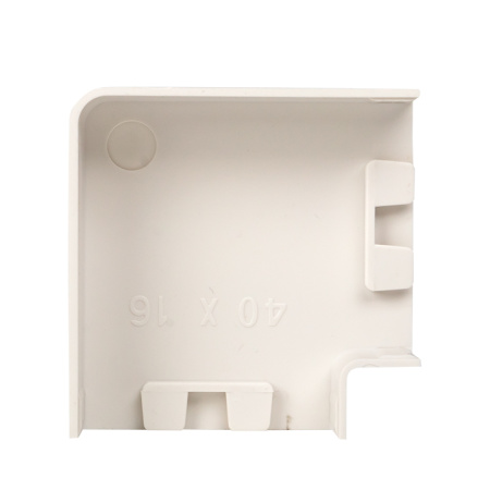 Поворот 90 гр, (40х16) (4 шт) белый EKF-Plast