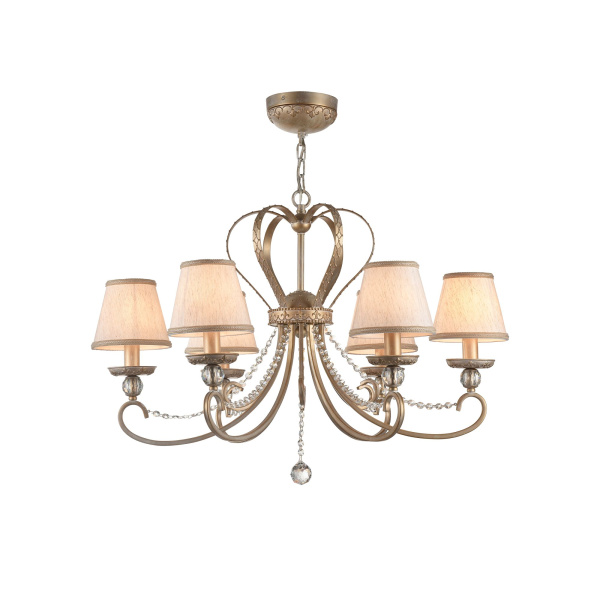 Люстра 6*E14 40Вт Золото IP20 Livorno RC144-PL-06-WG Maytoni