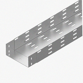 Лоток монтажный цельный перфорированный ЛМЦ150х65х2000 У3, окрашенный, S1,0