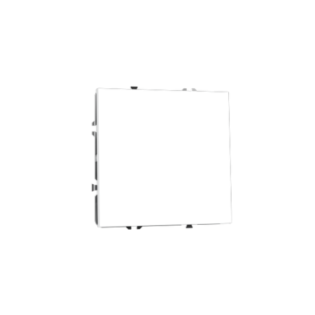 Проходной переключатель встраиваемый Voltum S70 одноклавишный 10А, (белый матовый)