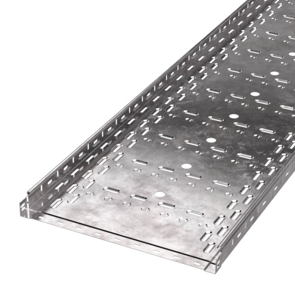 Лоток перфорированный Стандарт 500х50х3000 (1,0 мм) (6 м/уп) Промрукав