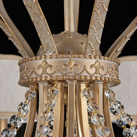 Люстра 8*E14 40Вт Золото IP20 Livorno RC144-PL-08-WG Maytoni