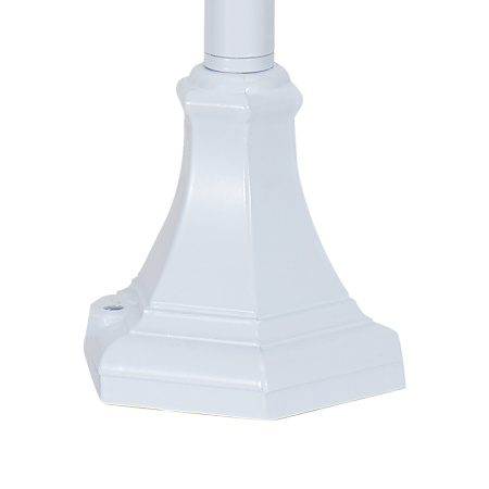 Светильник садово-парковый Feron 8110/PL8110 столб 100W E27 230V, белый