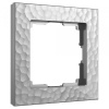 Hammer Рамка горизонт/вертик 1 мест . серебряный IP20 Werkel
