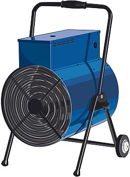 Электрическая тепловая пушка, 24 кВт, Профессионал ЗУБР