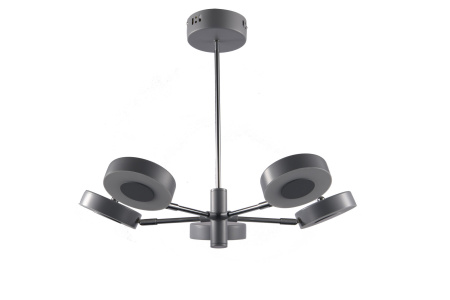 Люстра 55Вт 4000K Серый IP20 Gabby FR6009PL-L55GR Freya