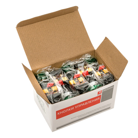 Кнопка AELA-22 зеленая с подсветкой NO+NC 220В Грибок PROxima EKF